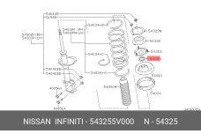 NISSAN 54325-5V000