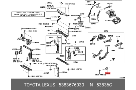 TOYOTA 5383676030 5383676030