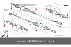 HONDA 44018-SNE-A01