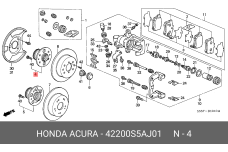 HONDA 42200-S5A-J01