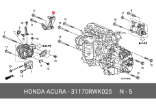 HONDA 31170-RWK-025