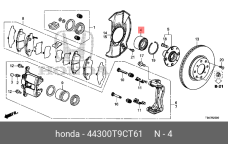 HONDA 44300-T9C-T61
