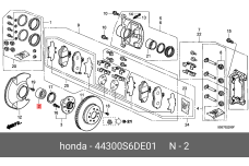 HONDA 44300-S6D-E01