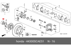HONDA 44300-SCA-E51