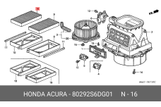 HONDA 80292-S6D-G01