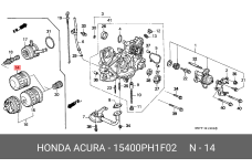 HONDA 15400-PH1-F02