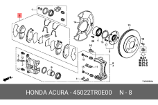 HONDA 45022-TR0-E00
