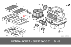 HONDA 80291-S6D-G01