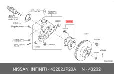 NISSAN 43202-JP20A