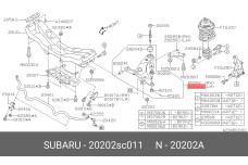 SUBARU 20202-SC011