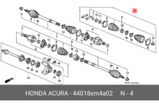 HONDA 44018-SM4-A02
