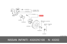 NISSAN 43202-9C100