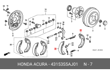 HONDA 43153-S5A-J01