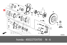 HONDA 45022-TEA-T00