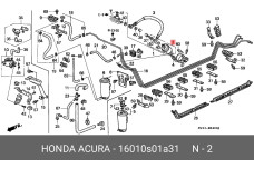 HONDA 16010-SO1-A31