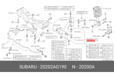 SUBARU 20202-AG190