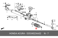HONDA 53534-SZA-A02