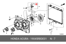 HONDA 19045-RBD-E01