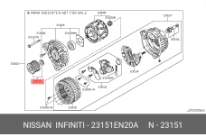 NISSAN 23151-EN20A