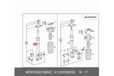 MERCEDES-BENZ A1243206030