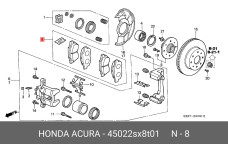 HONDA 45022-SX8-T01
