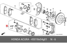 HONDA 45018-S04-G01