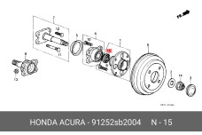 HONDA 91252-SB2-004