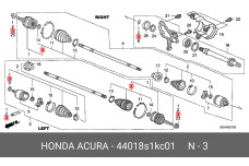 HONDA 44018-S1K-C01