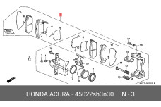 HONDA 45022-SH3-N30