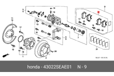 HONDA 43022-SEA-E01