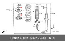 HONDA 52631-S84-A01