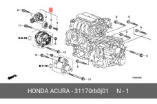 HONDA 31170-RB0-J01