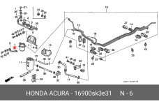 HONDA 16900-SK3-E31