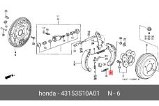 HONDA 43153-S10-A01