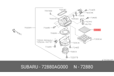 SUBARU 72880-AG000
