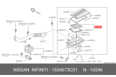 NISSAN 16546-73C01