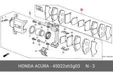 HONDA 45022-SH3-G03