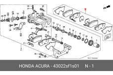 HONDA 43022-SF1-S01