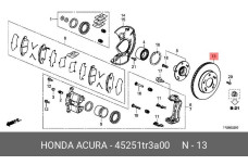 HONDA 45251-TR3-A00