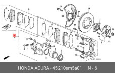HONDA 45210-SM5-A01