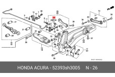 HONDA 52393-SH3-005