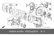 HONDA 45022-SP0-010