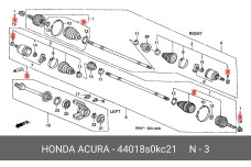 HONDA 44018-S0K-C21