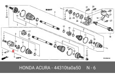 HONDA 44310-TA0-A50