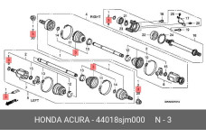 HONDA 44018-SJM-000