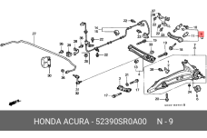 HONDA 52390-SR0-A00