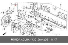 HONDA 43019-SV4-A00