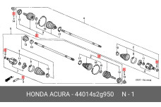 HONDA 44014-S2G-950