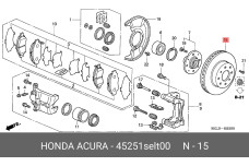 HONDA 45251-SEL-T00