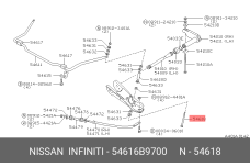 NISSAN 54616-B9700